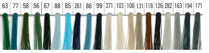 col.50  有名な フジックス キルターファーム  キルト用手縫糸 #50 150m