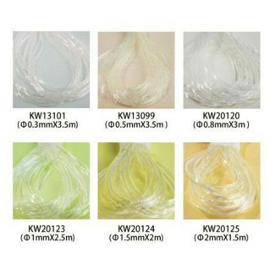 ビーズ用透明ゴム　φ0.3mm～2.0mm