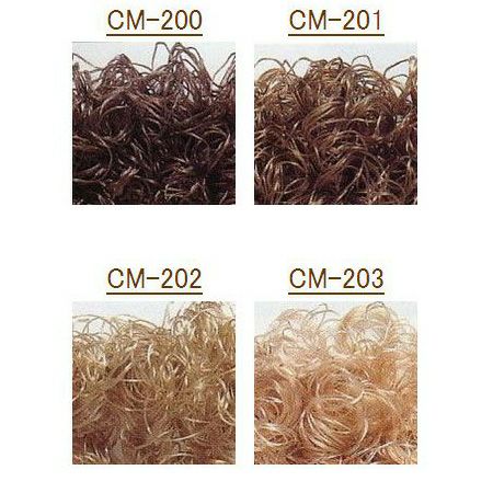 ドールヘアー カール 大 F約16mm 約14g 手芸材料のネットショップ つくる楽しみ ｃｏｍ
