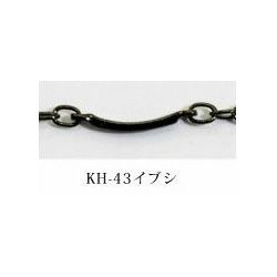 ネックレスチェーン ブラックニッケル　【1m単位の切売販売】