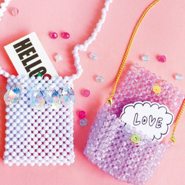 ビーズ (お徳用500個) アクリルビーズ 8mm クラフトビーズ カラフル