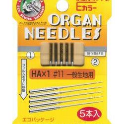 家庭用　ミシン針　5本入 一般生地用 HA-1 #11