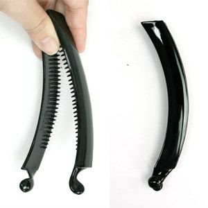 バナナクリップ　黒（2本入）