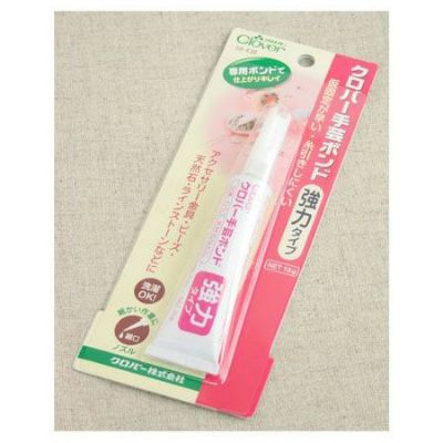 金属・ガラス・天然石に！クロバー手芸用ボンド 強力タイプ 15g 接着剤