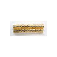 デリカビーズ ●丸 約3g 1.6mm(11/0) 金茶銀引(ゴールド)