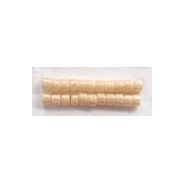 デリカビーズ ●丸 約3g 1.6mm(11/0) 白ギョク焼付ラスター ウス茶