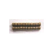 デリカビーズ ●丸 約3g 1.6mm(11/0) ツヤ消 こげ金焼付