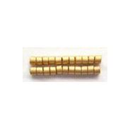 デリカビーズ ●丸 約3g 1.6mm(11/0) ツヤ消 本金メッキ