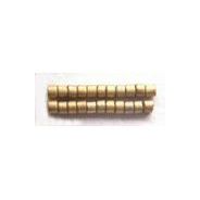 デリカビーズ ●丸 約3g 1.6mm(11/0) ツヤ消 ウス金メッキ