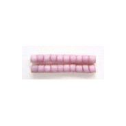 デリカビーズ ●丸 約3g 1.6mm(11/0) ツヤ消 白ギョク焼付ラスター ラベンダー