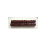 デリカビーズ ●丸 約3g 1.6mm(11/0) 黄緑こげ茶（ギョク）