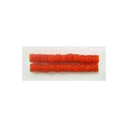 デリカビーズ ●丸 約3g 1.6mm(11/0) ツヤ消 オレンジギョク着色