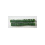デリカビーズ ●丸 約3g 1.6mm(11/0) ツヤ消 緑ギョク着色