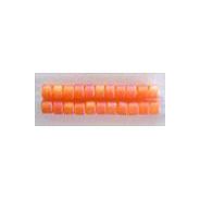 デリカビーズ ●丸 約3g 1.6mm(11/0) ツヤ消 オレンジスキAB