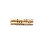 デリカビーズ ●丸 約3g 1.6mm(11/0) 半ツヤ消外銀メッキ着色