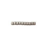 デリカビーズ ●丸 約3g 1.6mm(11/0) ツヤ消外銀メッキ着色