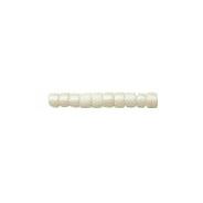 デリカビーズ ●丸 約3g 1.6mm(11/0) ツヤ消白ギョクエナメル焼付AB