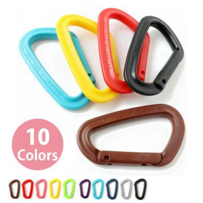プラスチックカラビナ 外径約W4.5×H7.5cm