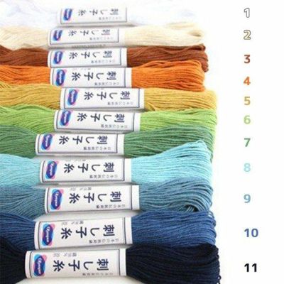 刺し子糸 Sashiko Thread 20m さしこ 刺し子糸 刺し子 刺しゅう 和 オリムパス
