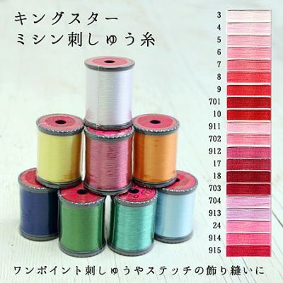 【50番･250m】キングスター ミシン糸(ピンク) フジックス | つくる楽しみ 糸