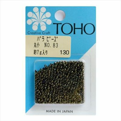 ビーズ バラビーズ 丸小 No.83　玉虫
