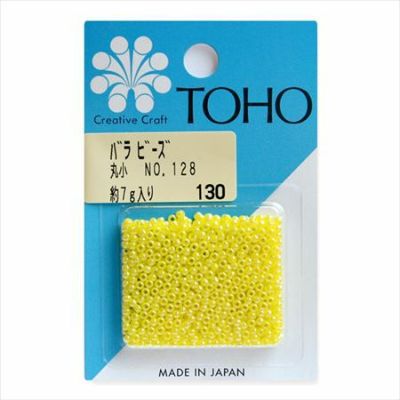 ビーズ バラビーズ 丸小 No.128　砡ラスター