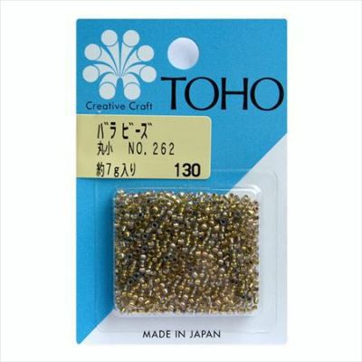 ビーズ バラビーズ 丸小 No.262　パール