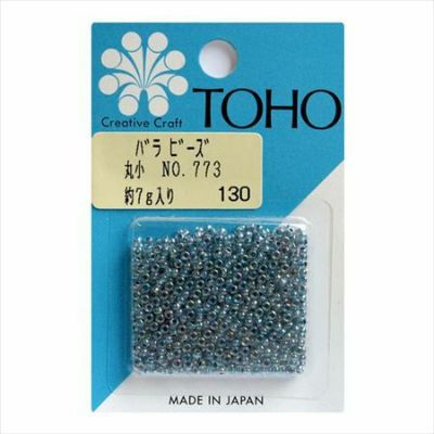 ビーズ バラビーズ 丸小 No.773　着色オーロラ