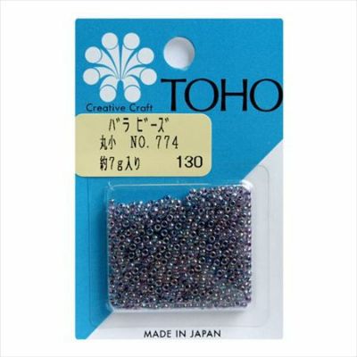ビーズ バラビーズ 丸小 No.774　着色オーロラ
