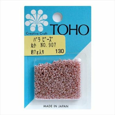 ビーズ バラビーズ 丸小 No.907　セイロン・着色