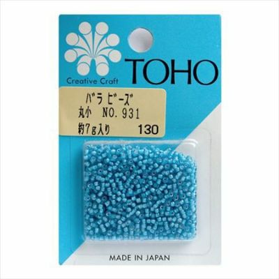 ビーズ バラビーズ 丸小 No.931　着色オーロラ