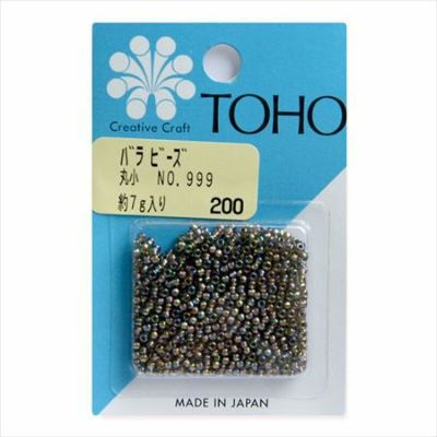 ビーズ バラビーズ 丸小 No.999　着色オーロラ