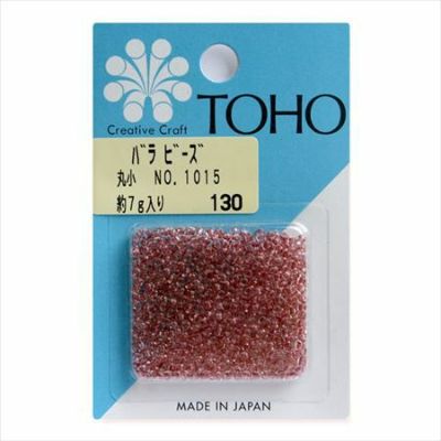 ビーズ バラビーズ 丸小 No.1015　パール