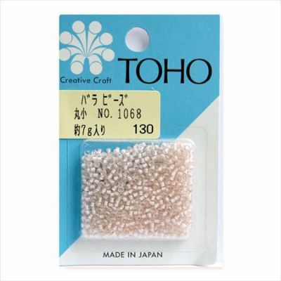 ビーズ バラビーズ 丸小 No.1068　着色ラスター
