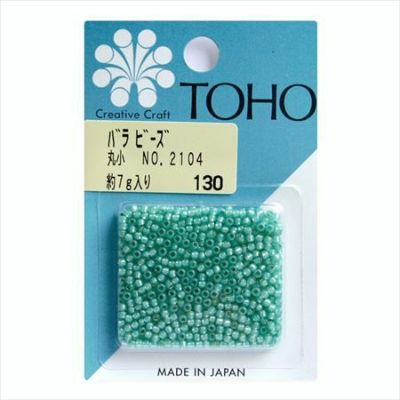 ビーズ バラビーズ 丸小 No.2104　銀メッキ