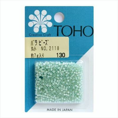 ビーズ バラビーズ 丸小 No.2118　銀メッキ