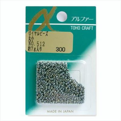 ビーズ ロイヤルビーズ 丸小 No.512　ニッケルメッキ・仁丹メッキ