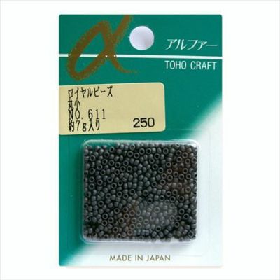 ビーズ ロイヤルビーズ 丸小 No.611　玉虫・つや消し