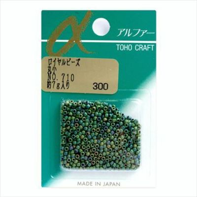 ビーズ ロイヤルビーズ 丸小 No.710　高級玉虫・つや消し