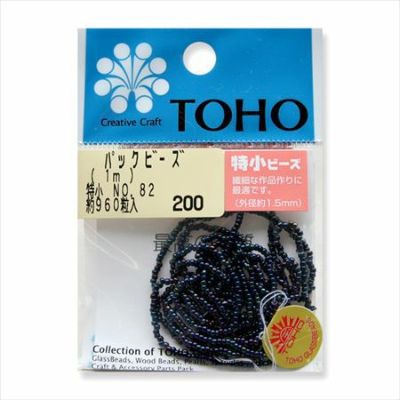 ビーズ 糸通しビーズ 特小　NO.82　玉虫