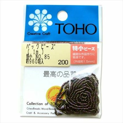 ビーズ 糸通しビーズ 特小　NO.85　玉虫