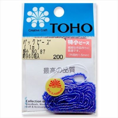 ビーズ 糸通しビーズ 特小　NO.87　玉虫