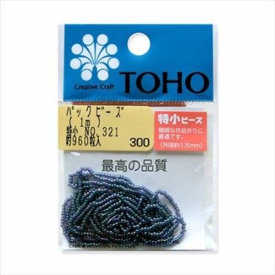 ビーズ 糸通しビーズ 特小　NO.321　サニー