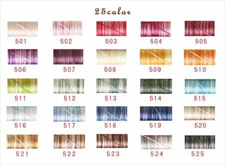 15m】soie et ソワエ 刺繍糸 刺しゅう糸 シルク100