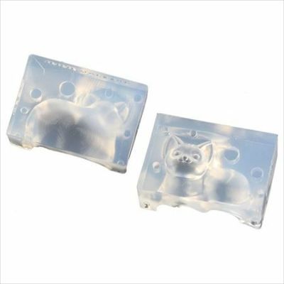 レジンクラフト用 ソフトモールド 猫Aタイプ Lサイズ
