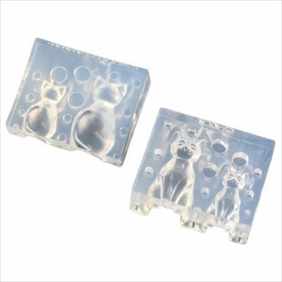 レジンクラフト用 ソフトモールド 猫Cタイプ　M・Sサイズ　いぬねこアイテム特集 ペット 動物