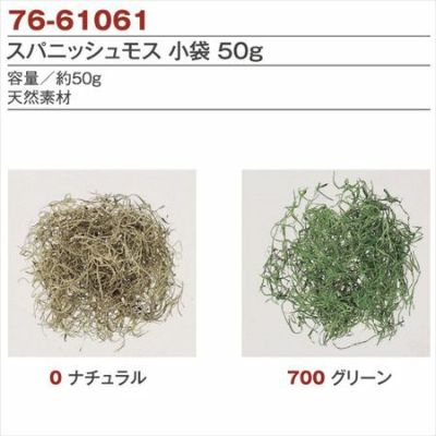 スパニッシュモス 50g 苔 こけ ガーデニング | つくる楽しみ フラワーアレンジ