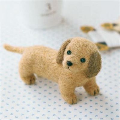 ミニチュアダックスフント ハマナカ | つくる楽しみ フェルトキット いぬねこアイテム特集 ペット 動物