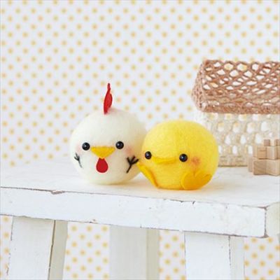 マルからつくるキット ぴよこっこ ハマナカ | つくる楽しみ フェルトキット