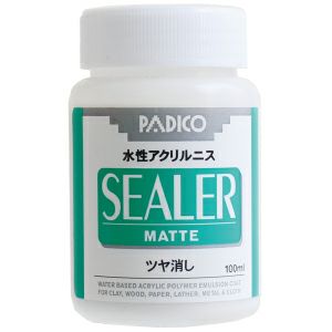 ツヤ消し水性アクリルニス 100ml ねんど